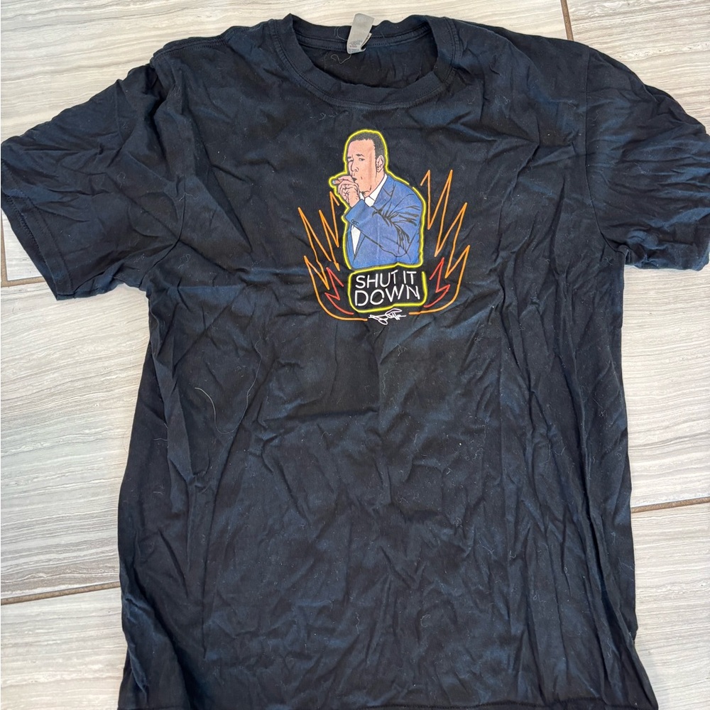 Jon Taffer SHUT IT DOWN Black Graphic T-Shirt